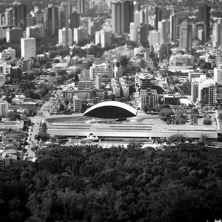 Exposição no ParkShoppingBarigüi mostra Curitiba vista do alto