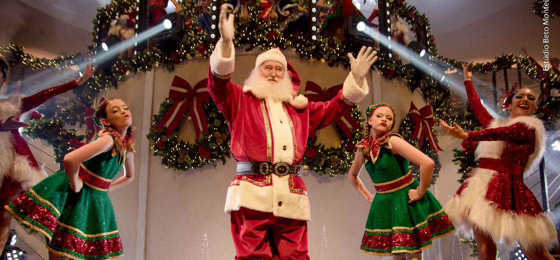 Natal do ParkShoppingBarigüi tem shows, dança, fonte solidária e uma  surpresa na árvore