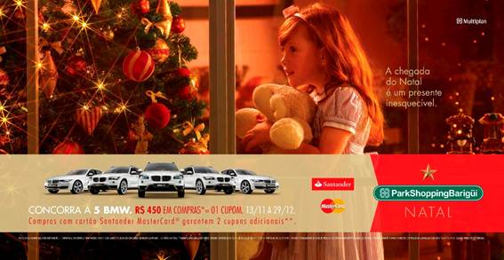 Promoção de Natal sorteará cinco carros BMW e lança aplicativo inédito no Brasil