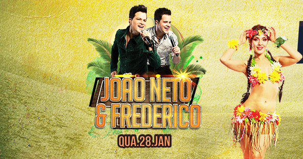 João Neto & Frederico agitam o verão da Wood´s Curitiba