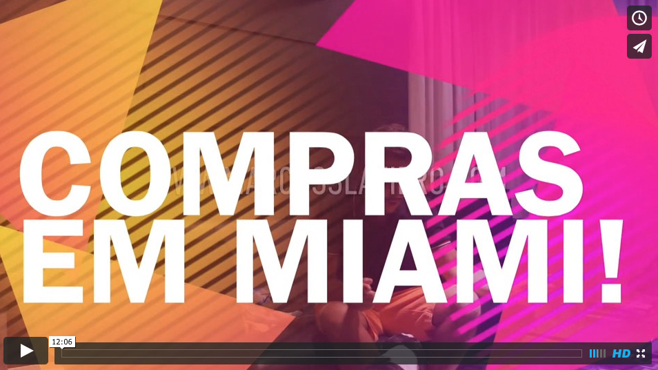 Video: Compras em Miami Janeiro 2015