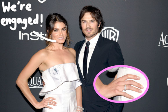 Ian Somerhalder e Nikki Reed noivos