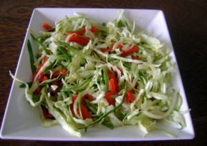 salada-de-repolho picante