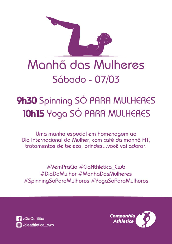 Dia das Mulheres na Companhia Athletica