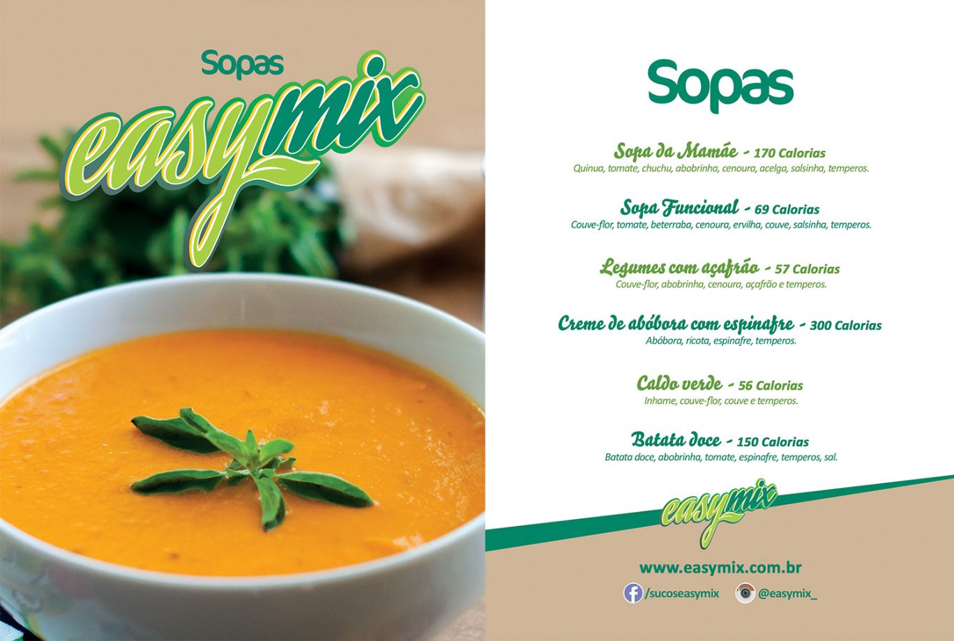 NOVIDADE EASYMIX - SOPAS