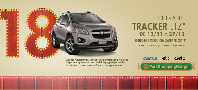 ParkShoppingBarigüi entrega 18 carros da Promoção de Natal