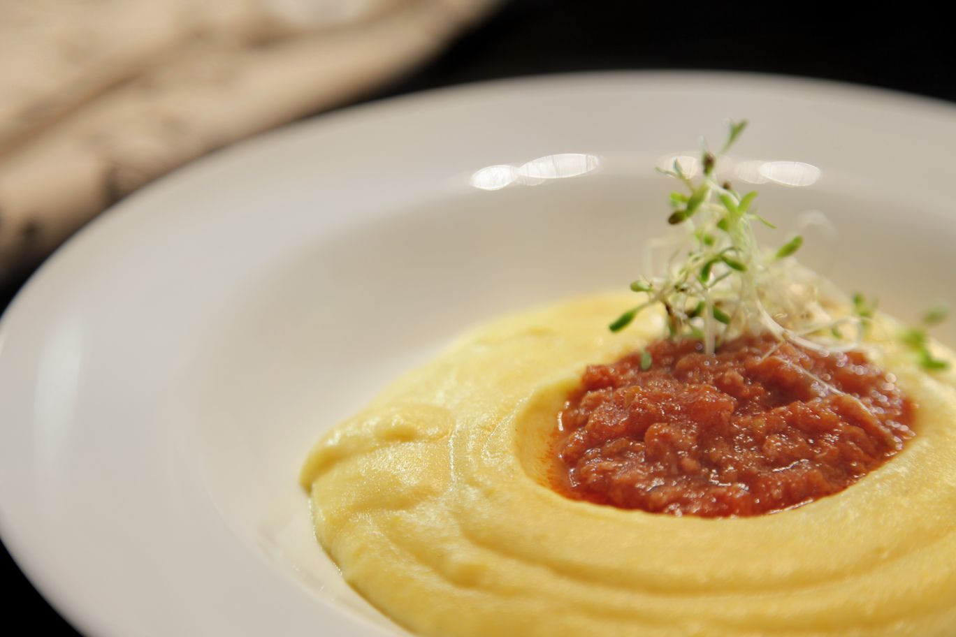 Receita - polenta na panela de pressão 