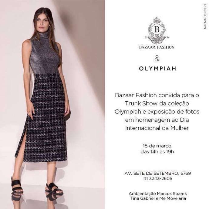 Lançamento exclusivo na Bazaar Fashion