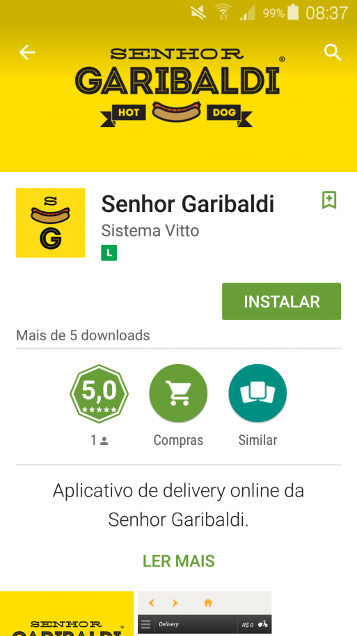 Senhor Garibaldi tecnológico