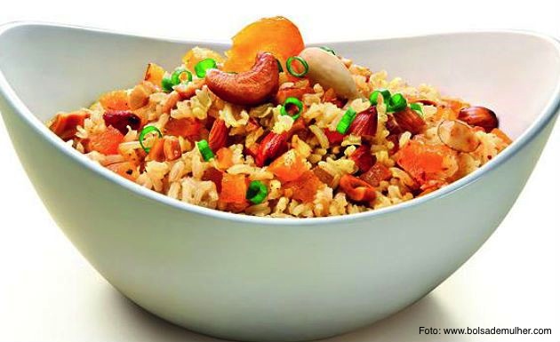 Receita Light - Salada de arroz 