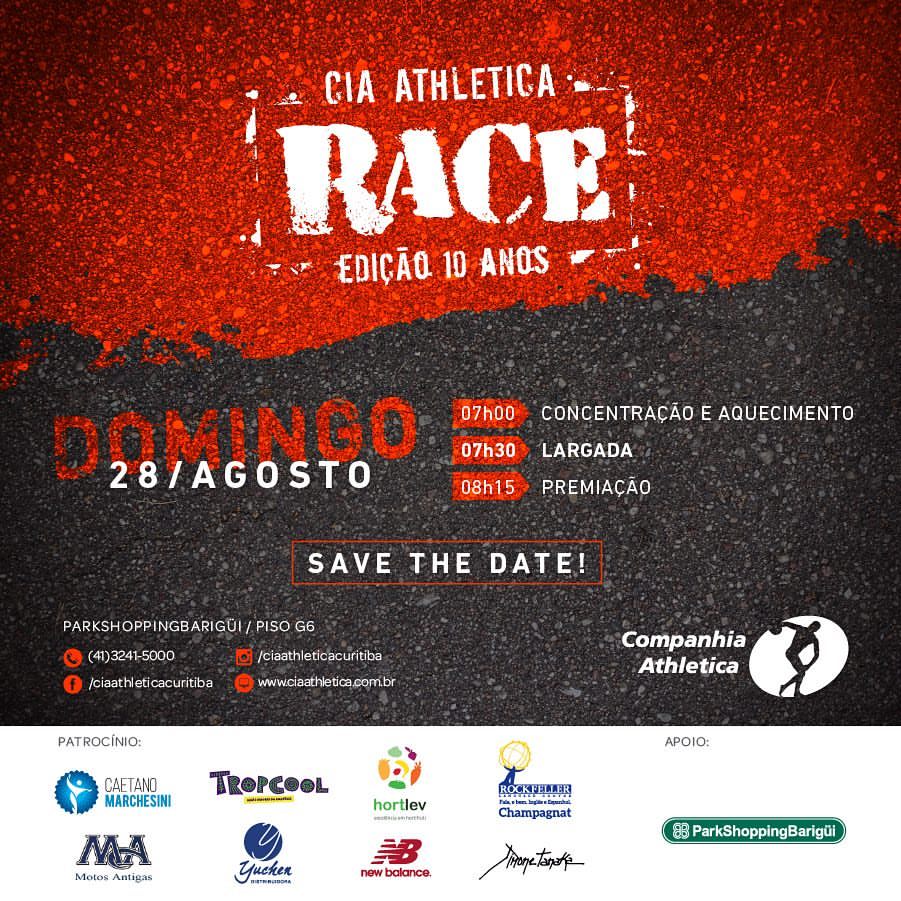 Cia Athletica Race premia vencedores com troféu, bolsa de estudos e tênis New Balance