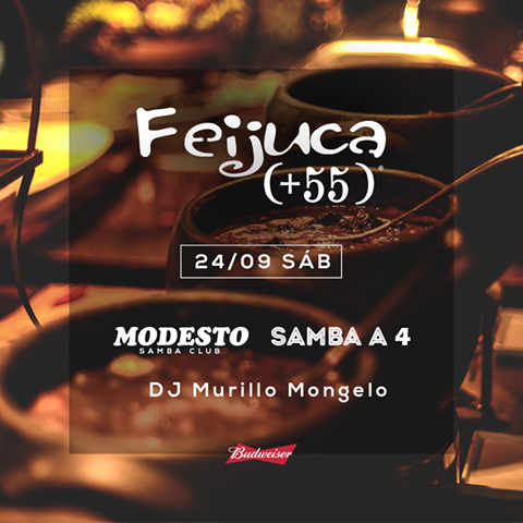 Samba e feijoada no +55