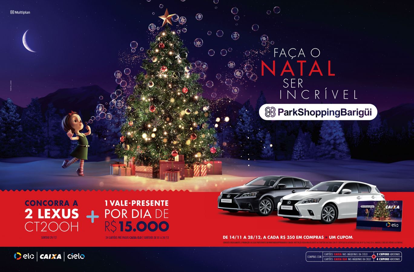 PKB vai sortear dois carros e R$ 15 mil por dia na promoção de Natal