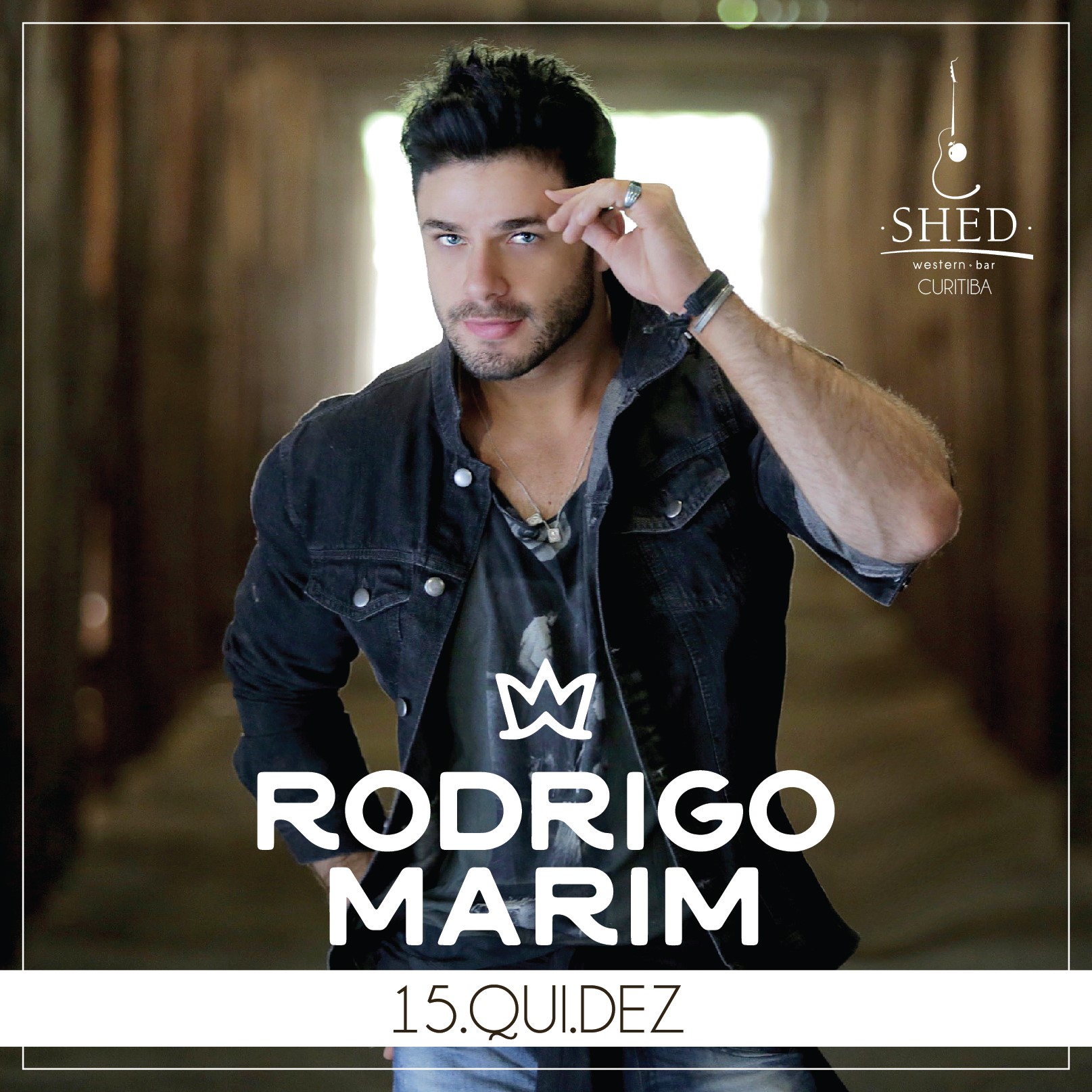 Rodrigo Marim, O Sequestrador, se apresenta na Shed Western Bar