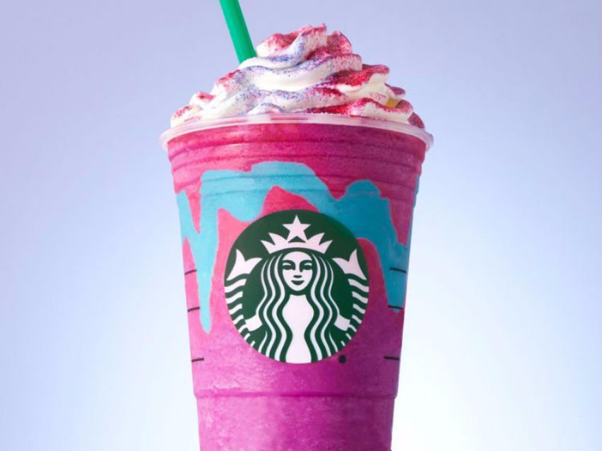 Unicorn! O frapuccinno do Starbucks que muda de cor