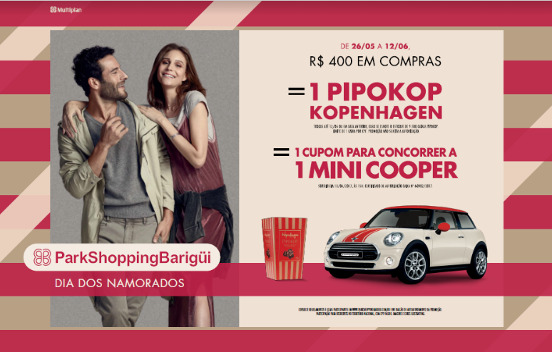 ParkShoppingBarigüi sorteia Mini Cooper no Dia dos Namorados