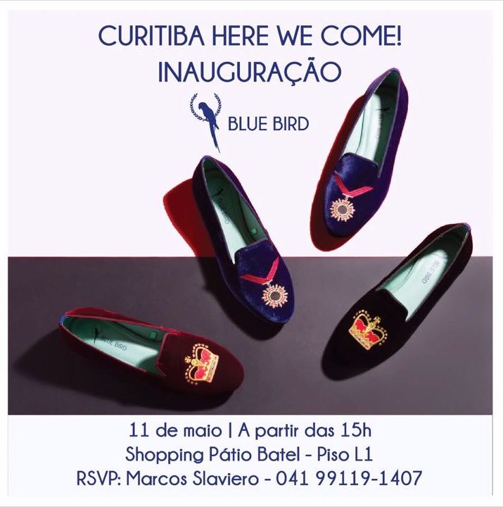 Blue Bird Shoes abre loja em Curitiba