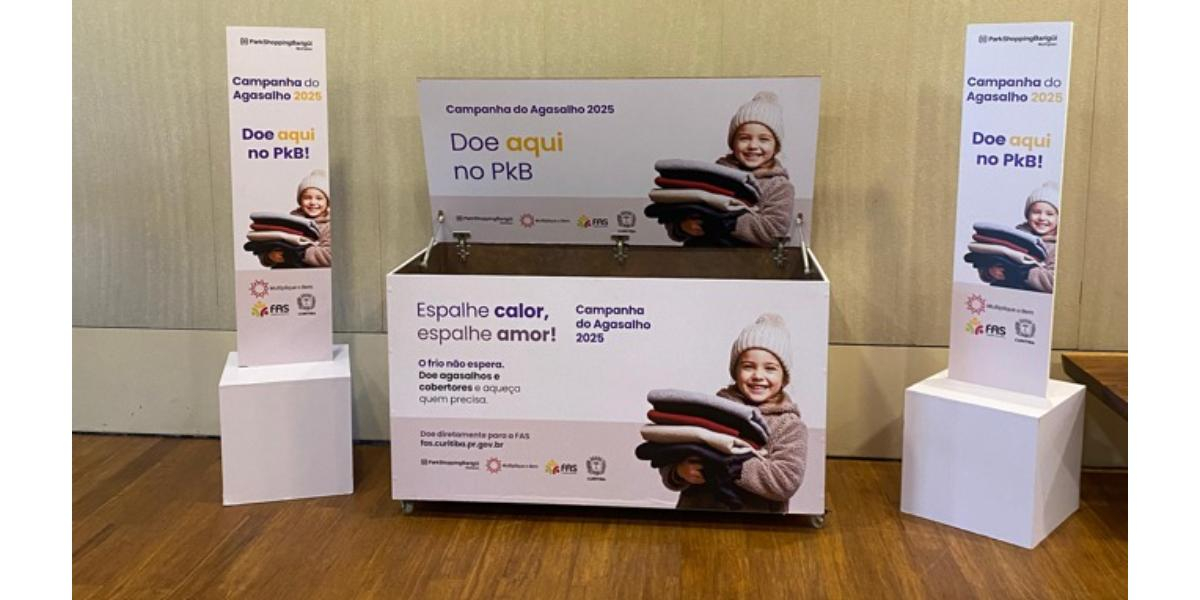 ParkShoppingBarigüi tem ponto de coleta para Campanha do Agasalho