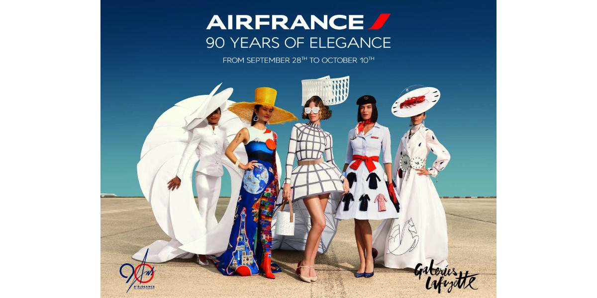 Air France comemora 90 anos com exposição em Paris