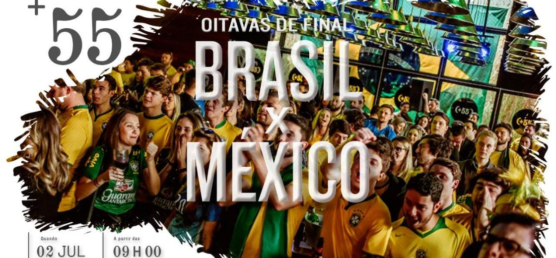 Brasil X México no +55 Bar 