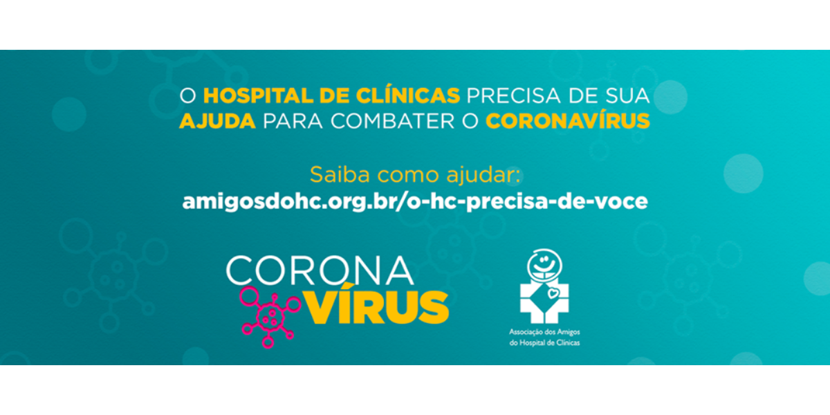 Amigos do Hospital de Clínicas pedem doações para combater Covid-19