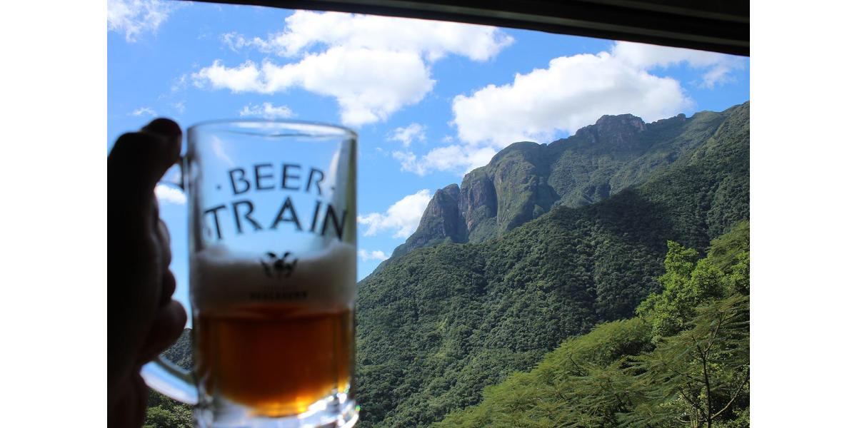 Passeio de trem com degustação de cervejas