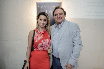 Amanda Brito e Mario Adinolfi