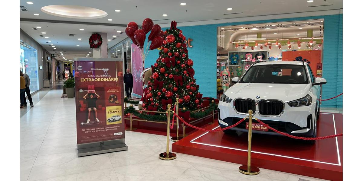 Natal extraordinário do ParkShoppingBarigüi: sorteio de 4 BMW X1 e 70 mil panettones Lindt