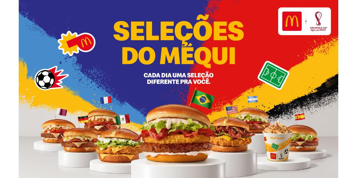 McDonald's divulga tradicional linha de sanduíches da Copa do Mundo FIFA 2022
