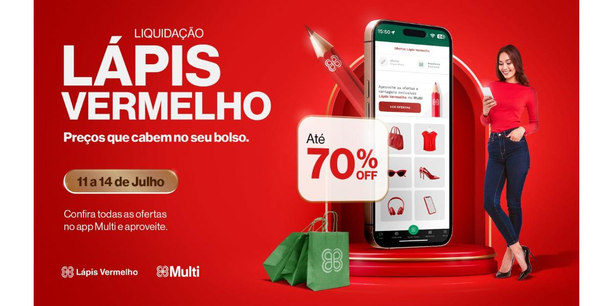 Vem aí a Liquidação Lápis Vermelho no ParkShoppingBarigüi