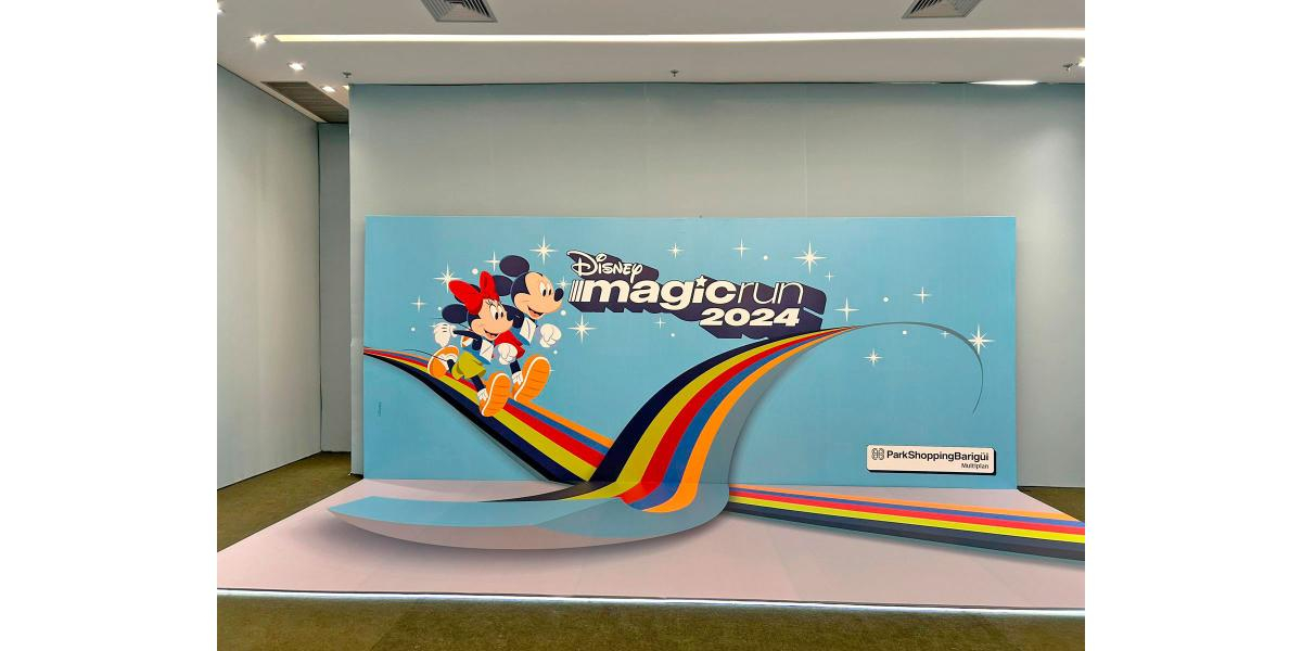 PkB tem espaço instagramável dedicado à Disney Magic Run