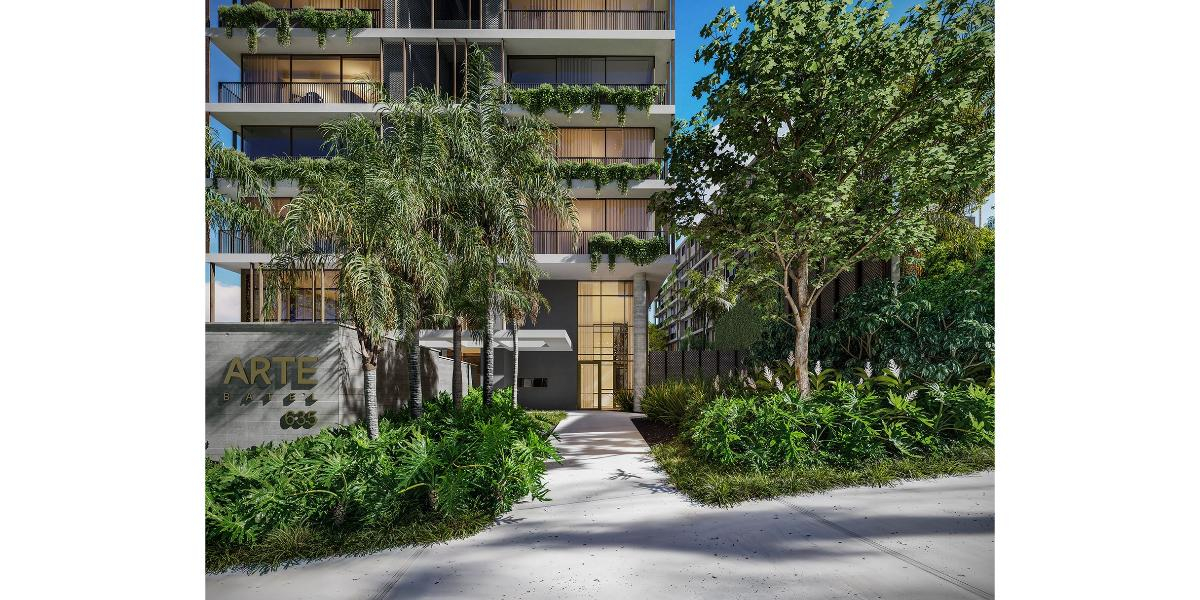 Paisagem e arquitetura em perfeita sintonia no Arte Batel